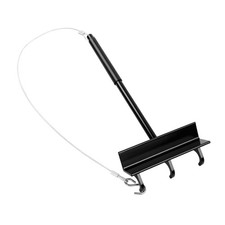 Chain Link Fence Heavy Duty Top Rail Fabric Hanging Tool w/ Hook & Rail Bracket