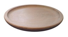 Round Wooden Serving Tray Beech Wood 18cm Diameter Durable & Stylish Kitchen