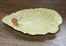 Carlton ware  stunning Ceramic Dish yellow with tomatoes 24 cms long