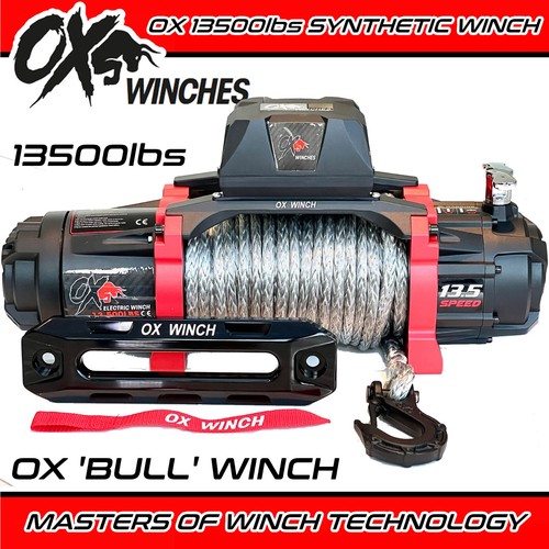 Electric winch 13500lb 12v - ox,