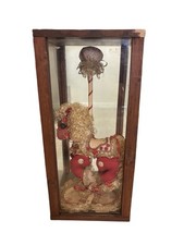 Vintage Carousel Horse VERY RARE Red Horse With Blonde Hair In Container Antique