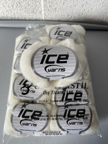 Ice yarns off white - , mohair