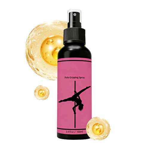Grip spray for - pole, dancing