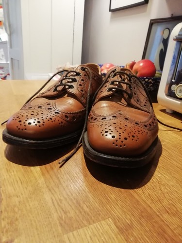 Loake tan brogues size - brogues,