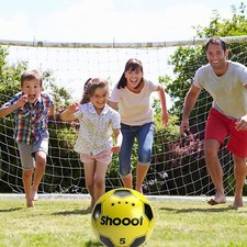 BRAND NEW PLASTIC FOOTBALL 10" FLAT -INFLATABLE - Multy Quantity Unbranded