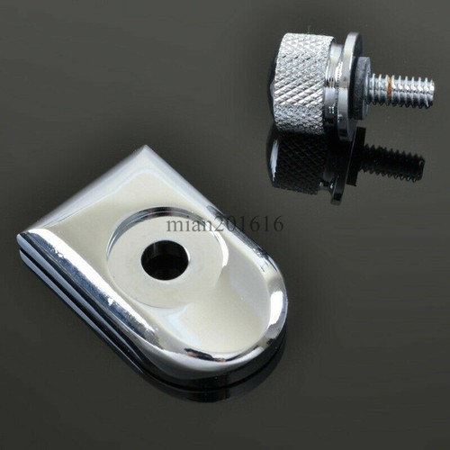Chrome bolt seat screw kit - chrome,