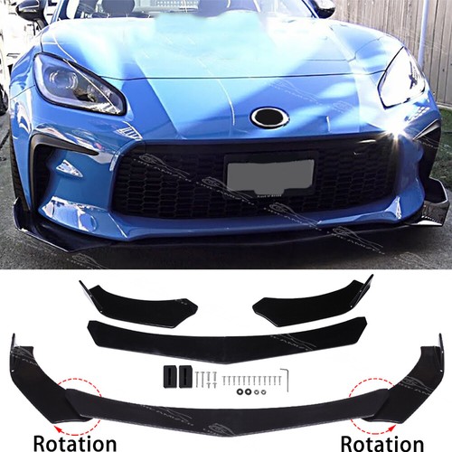 Gloss front bumper splitter - front,