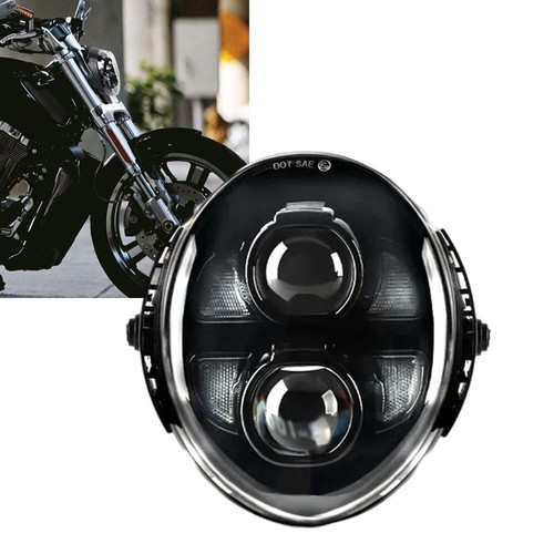 E24 led headlight high low - w/,