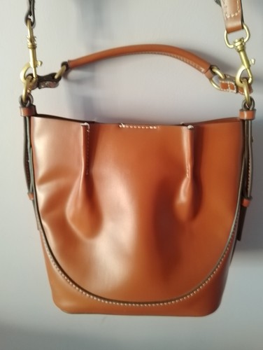 Zara tan bucket carry - bucket, shoulder