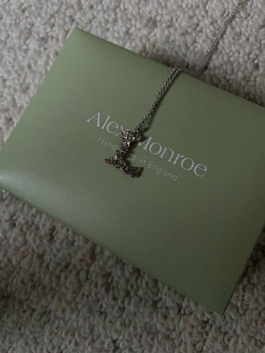 Alex monroe letter sterling - alex,