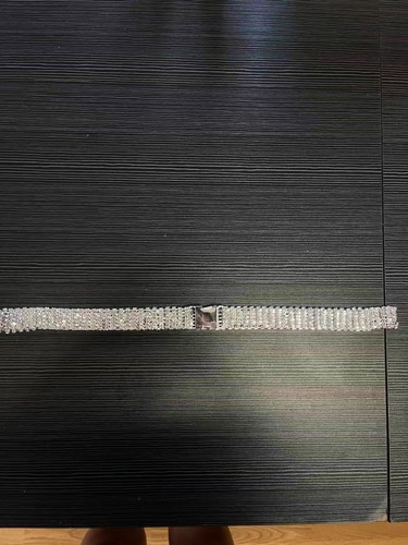 Diamante belt silver - diamante,