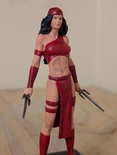 Eaglemoss Classic Marvel Figurine Collection – Elektra Lead Figurine (Opened)