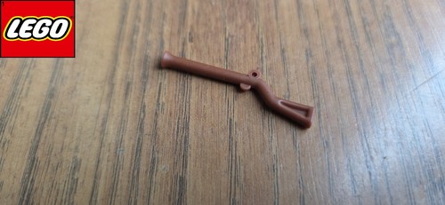 Lego brown minifigure - brown, weapon