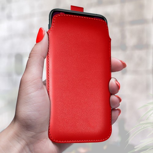 Leather pull tab - pull, flip