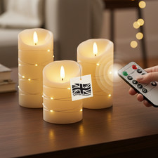 LED Flameless Pillar Candles