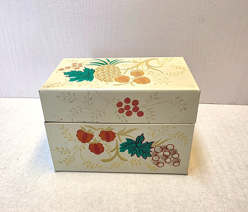 Vintage chen tin - j, fruit