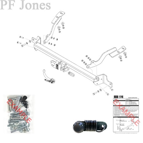 Pct towbar for vauxhall combo - towbar,