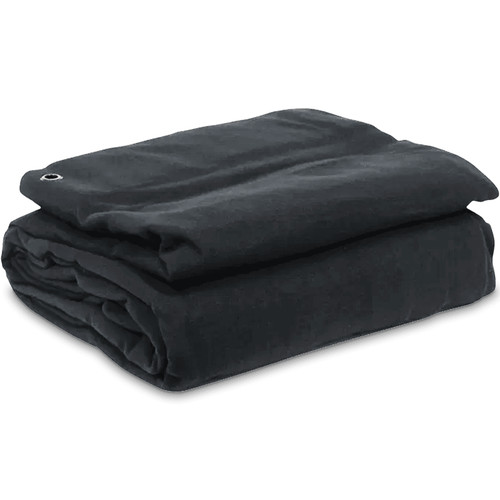 Backdrop ifr black wool - wool, serge