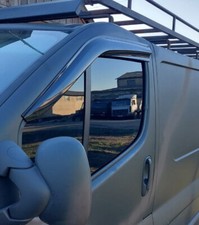 RENAULT TRAFIC 2003-2015 EXTERNAL FIT WIND RAIN SUN SMOKE GUARD DEFLECTORS 2PCS