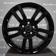 GENUINE LAND ROVER DISCOVERY 4 LANDMARK HSE 20"INCH GLOSS BLACK ALLOY WHEELS X4