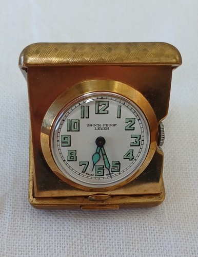 Vintage travel clock - vintage, 'swiss
