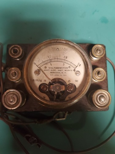 Antique hoyt voltammeter - antique, 1920