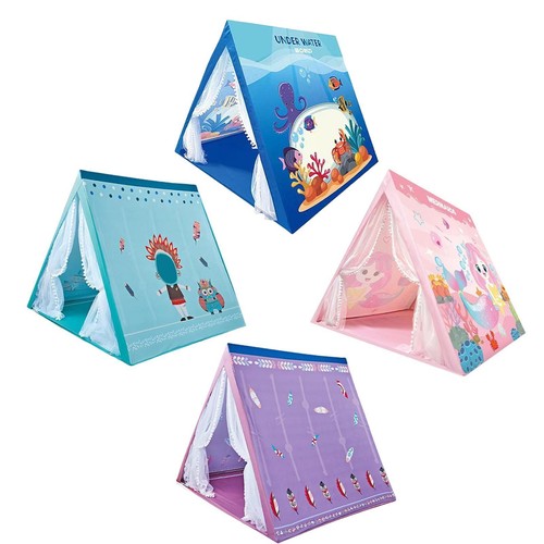 Children play tent indian - play,