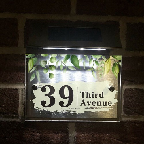 Personalised house number - house,