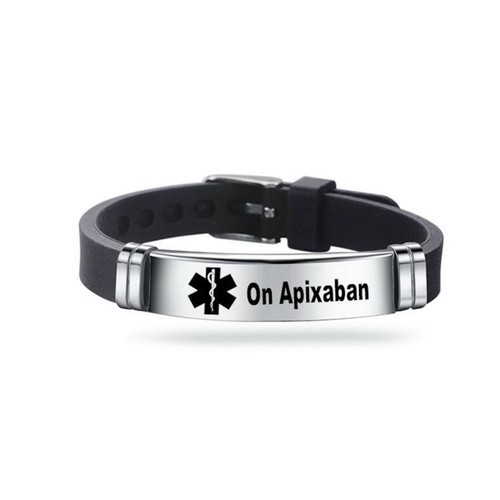 Apixaban medical alert - on,