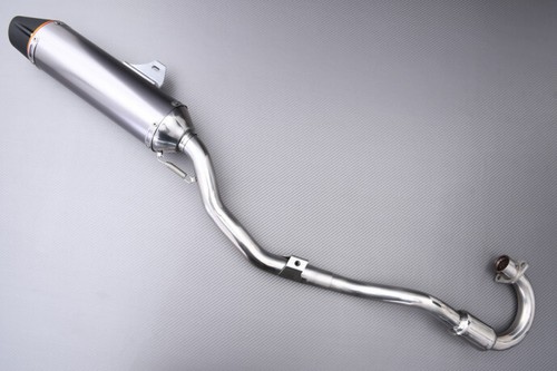 Stainless complete exhaust - stainless,
