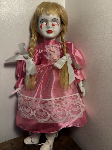 Porcelain horror doll - porcelain,