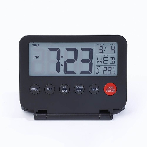 Digital travel alarm clock - digital,