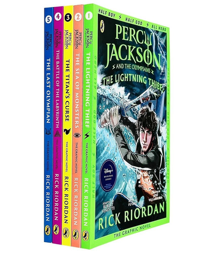 Percy jackson graphic novels - percy,