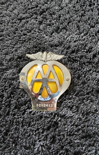 Vintage car badge - vintage,