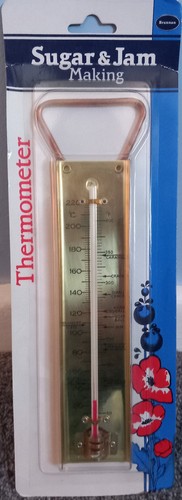 Sugar jam making thermometer - &,