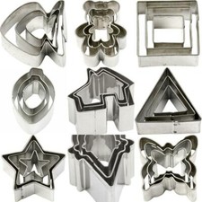 Mini Metal Cutters Cake Fondant Sugar Craft Jewellery Cookie - Choose Design