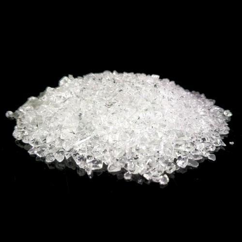 Clear crushed glass chippings - clear,