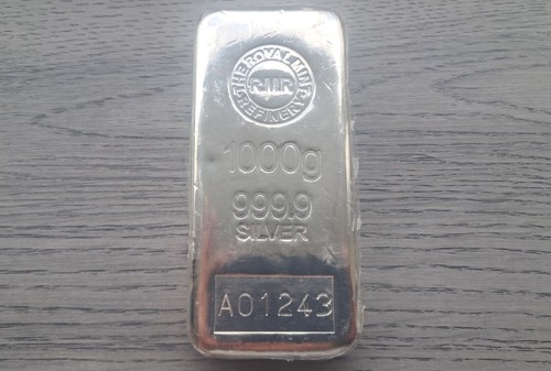 Royal mint 1kg - silver, bullion