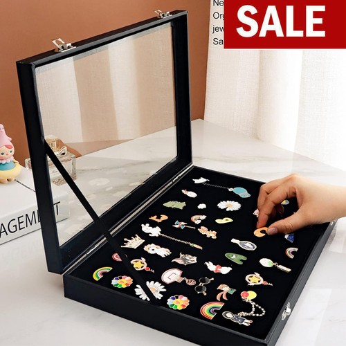 Pin display case clear - display,