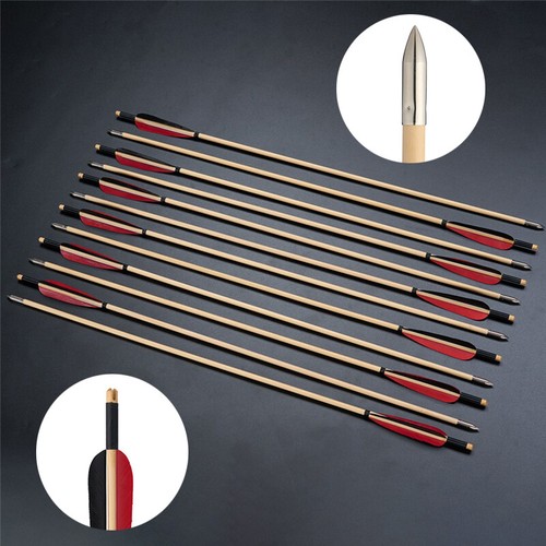 12x wooden arrows turkey - 6/12x,