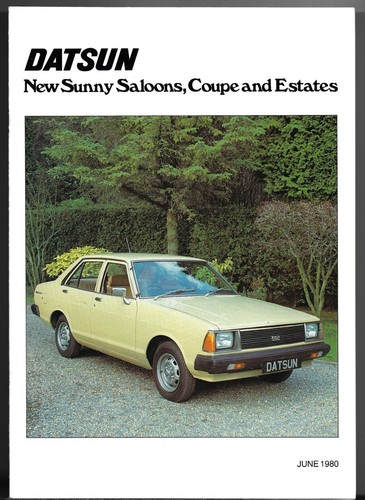 Datsun nissan sunny - nissan, uk