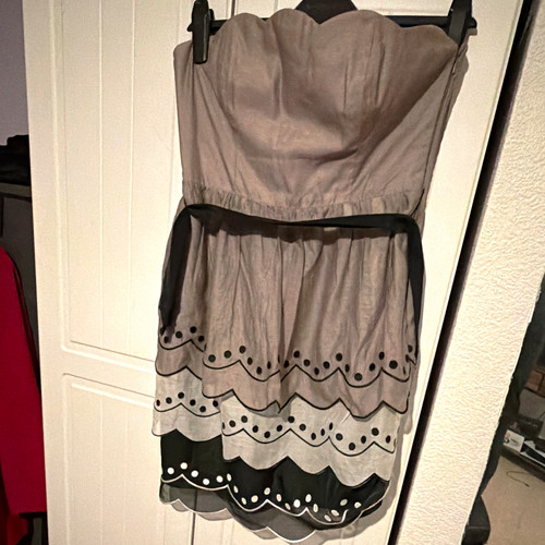Coast grey black - grey/black, strapless