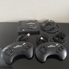 Sega Genesis Mini Console Model MK-16000 with 2 Controllers and Cables