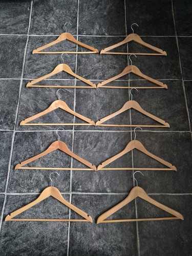 Wooden clothes hangers - wooden,