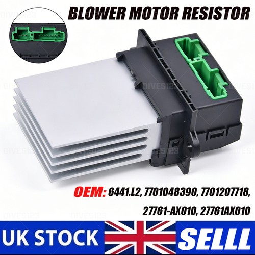 Heater blower motor resistor - motor,