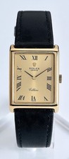 Rolex GENÈVE Cellini Swiss 4105 Gents 18K Gold ‘1970’s’ Vintage Watch Serviced