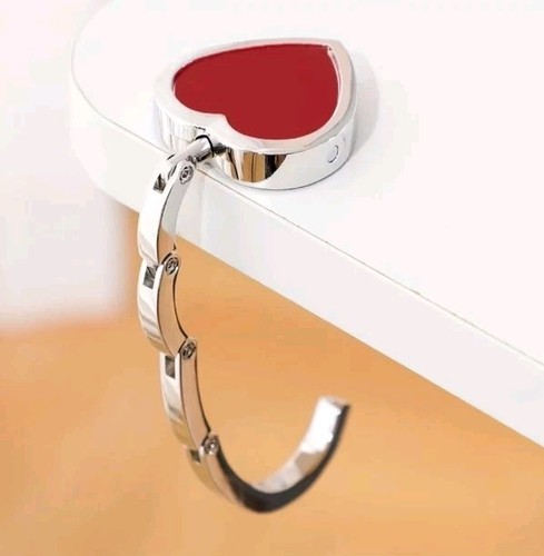 1pcs red heart folding handbag - folding,