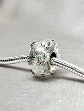 Snow Ice White Murano Glass