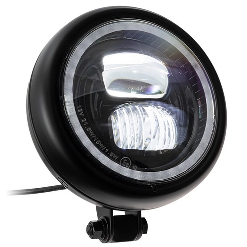 Led headlight pearl black - led,