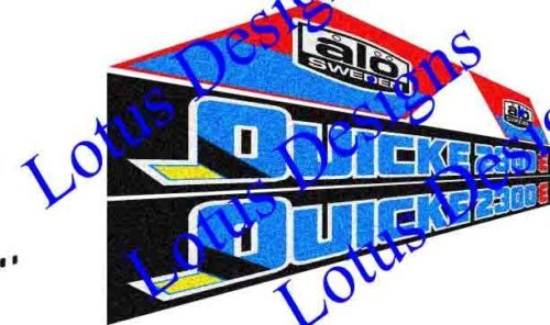 Quicke loader stickers - quicke,